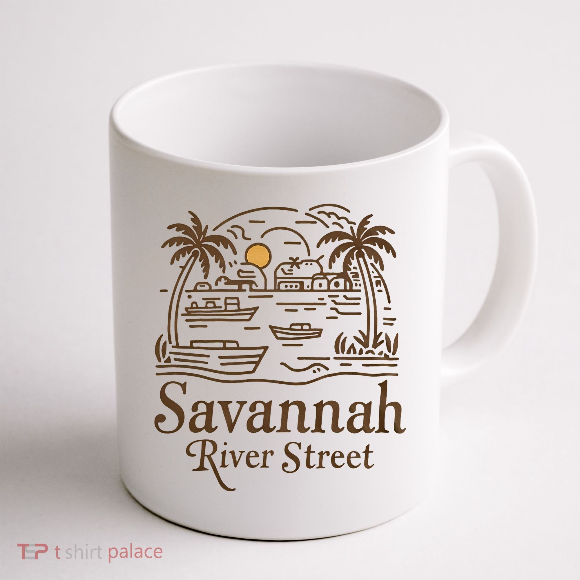 Savannah River Street Georgia Souvenir Coffee Mug
