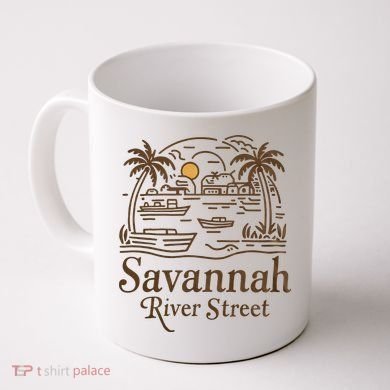 Savannah River Street Georgia Souvenir Coffee Mug