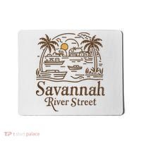 Savannah River Street Georgia Souvenir Mousepad thumb 0