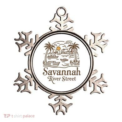 Savannah River Street Georgia Souvenir Ornament
