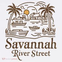Savannah River Street Georgia Souvenir Women's Tank Top thumb 5