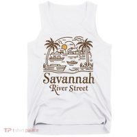 Savannah River Street Georgia Souvenir Tank Top thumb 0
