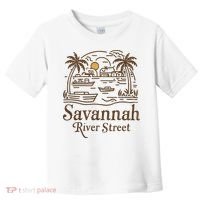 Savannah River Street Georgia Souvenir Toddler T-Shirt thumb 0