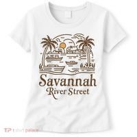 Savannah River Street Georgia Souvenir Women's T-Shirt thumb 0