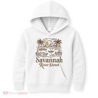 Savannah River Street Georgia Souvenir Kids Hoodie thumb 0