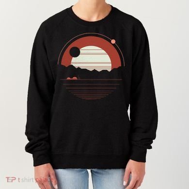 Solitude Red Sun Women's Sweatshirt