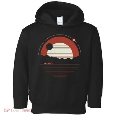 Solitude Red Sun Toddler Hoodie