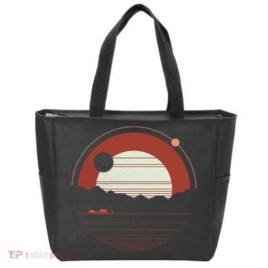 Solitude Red Sun Tote Bag