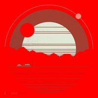 Solitude Red Sun Santa Hat thumb 1
