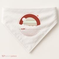 Solitude Red Sun USA-Made Doggie Bandana thumb 0