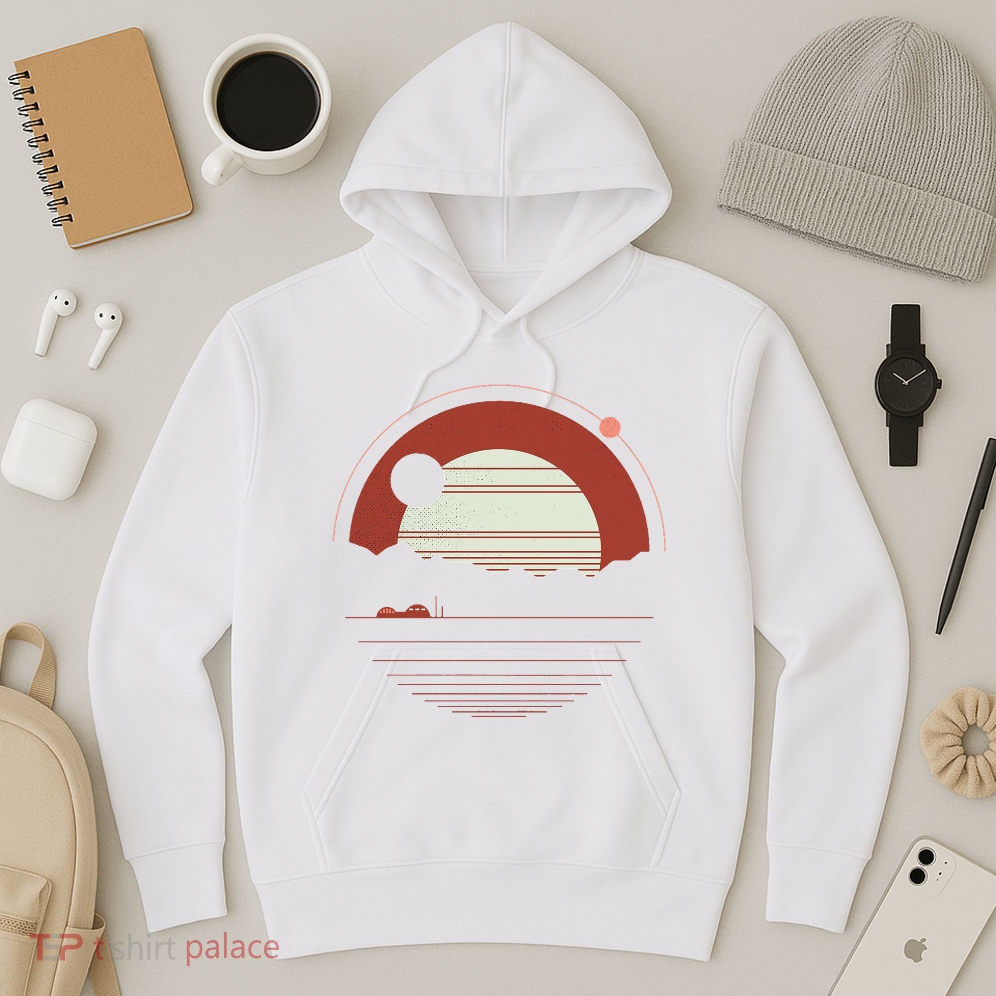 Solitude Red Sun Hoodie