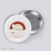 Solitude Red Sun Button thumb 0
