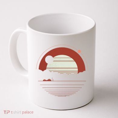 Solitude Red Sun Coffee Mug