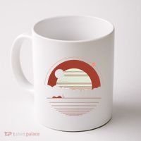 Solitude Red Sun Coffee Mug thumb 0