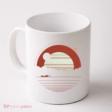 Solitude Red Sun Coffee Mug