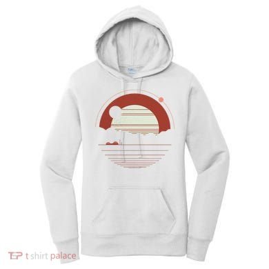 Solitude Red Sun Women's Hoodie