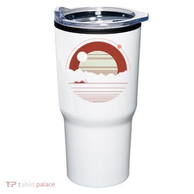 Solitude Red Sun Tumbler