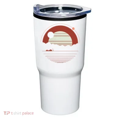 Solitude Red Sun Tumbler
