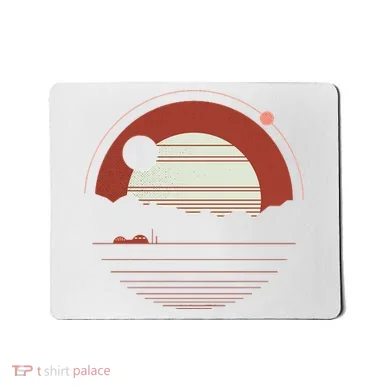 Solitude Red Sun Mousepad