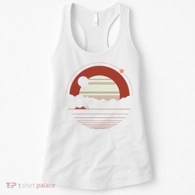 Solitude Red Sun Women's Tank Top