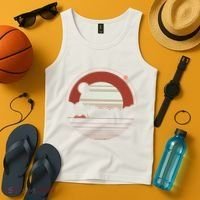 Solitude Red Sun Tank Top thumb 4