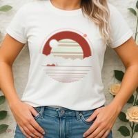Solitude Red Sun Women's T-Shirt thumb 2