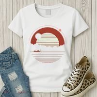 Solitude Red Sun Women's T-Shirt thumb 3