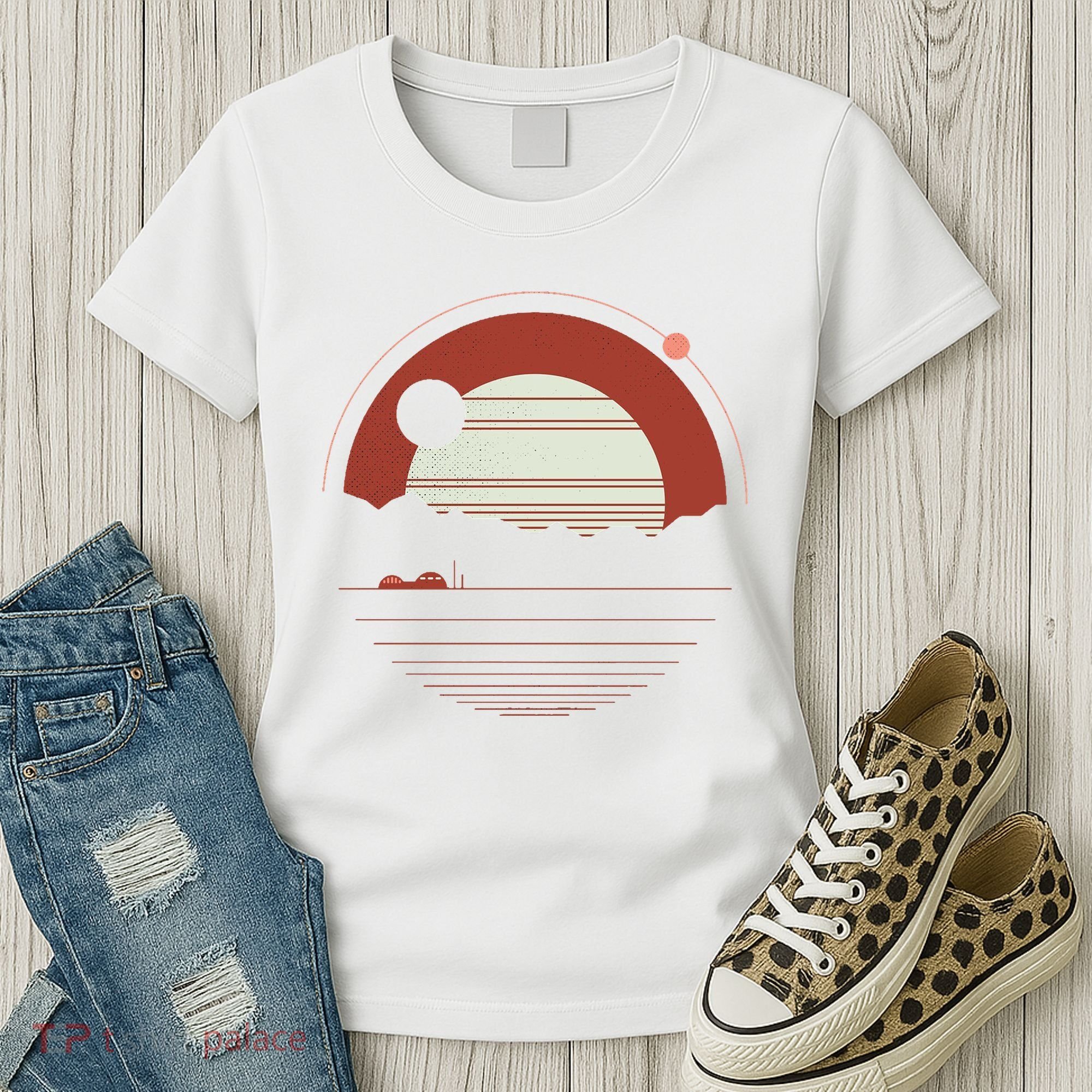 Solitude Red Sun Women's T-Shirt