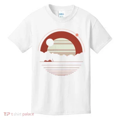 Solitude Red Sun Kids T-Shirt