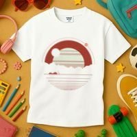 Solitude Red Sun Kids T-Shirt thumb 3