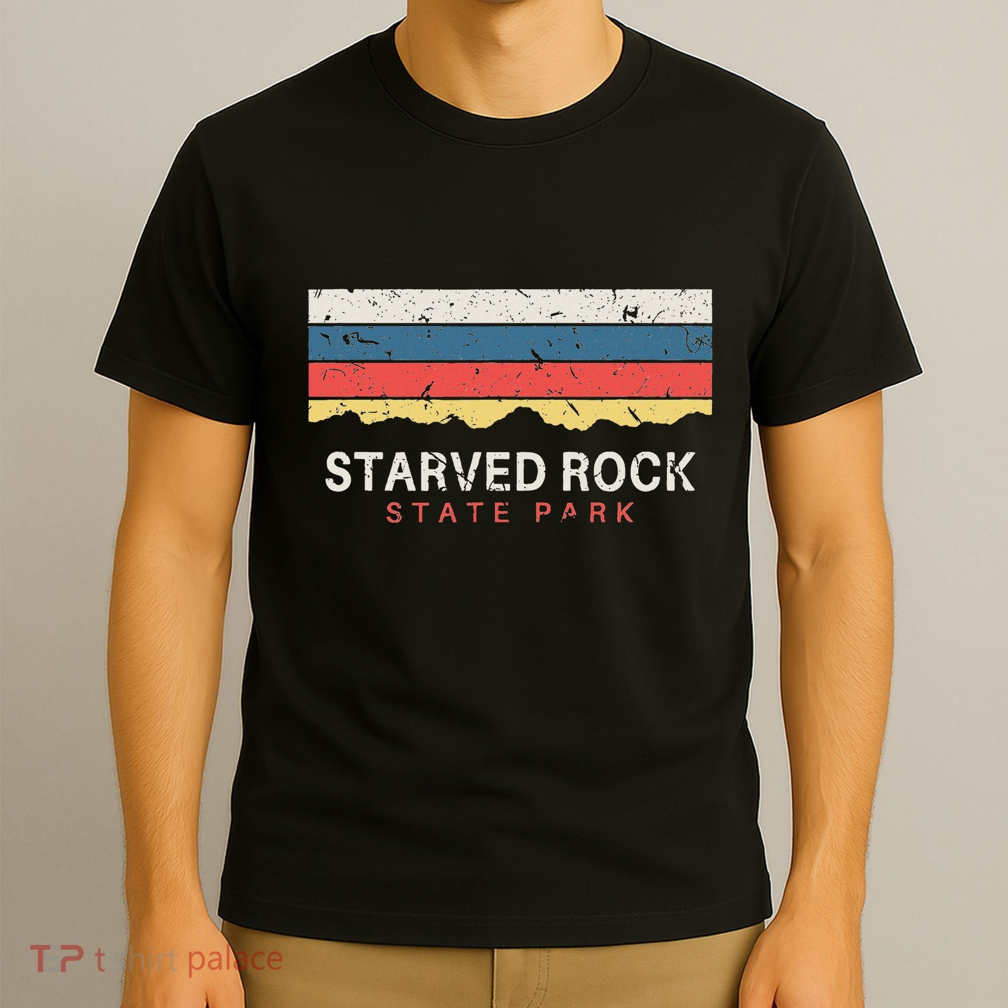 Starved Rock State Park Vintage Souvenirs Illinois T-Shirt