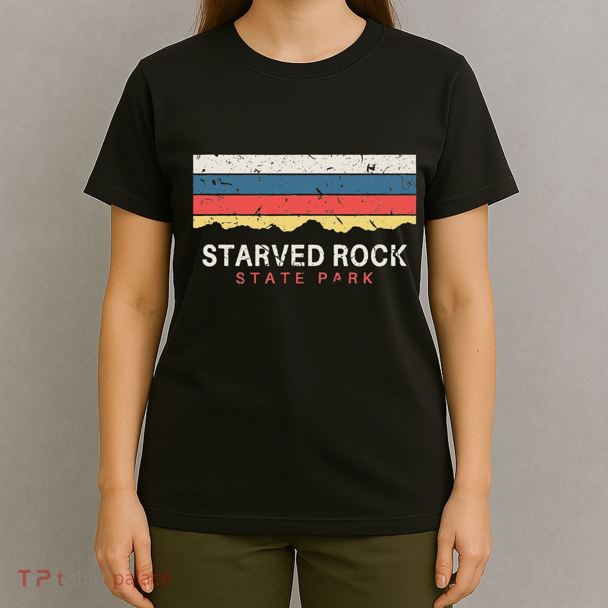 Starved Rock State Park Vintage Souvenirs Illinois T-Shirt