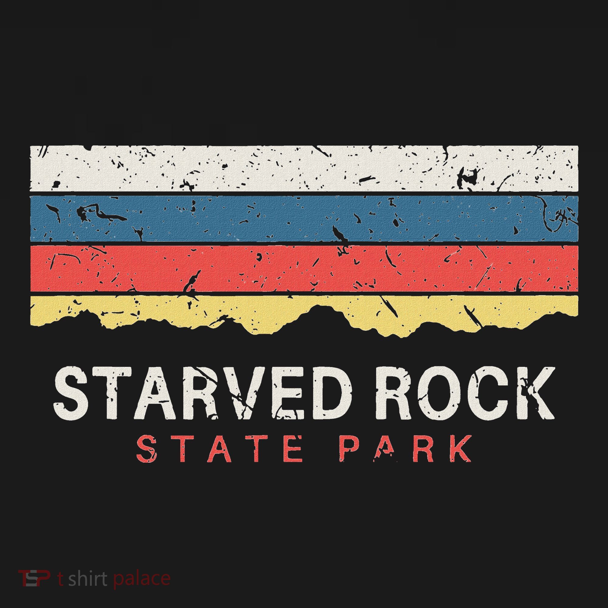 Starved Rock State Park Vintage Souvenirs Illinois T-Shirt