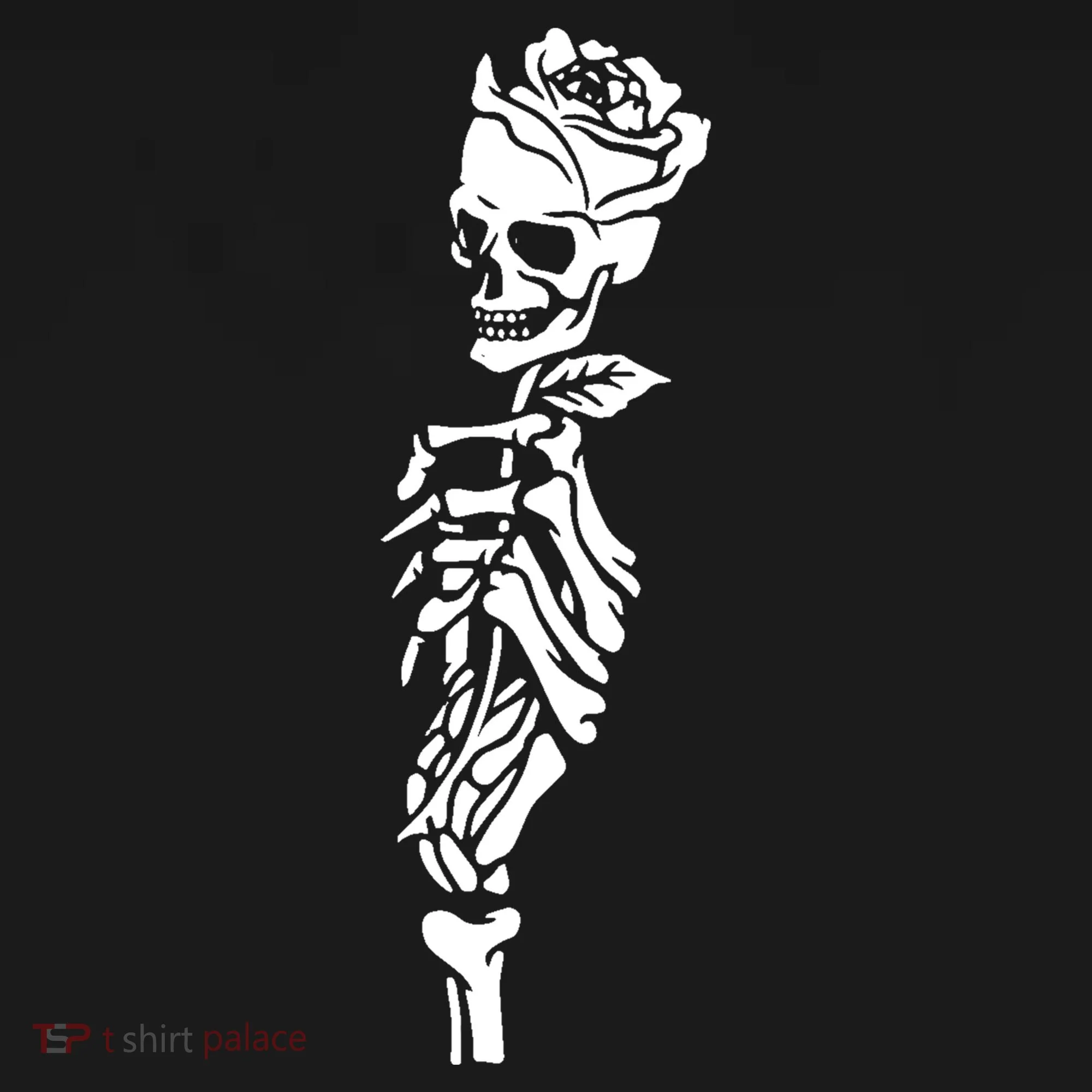 Skull Rose Doggie Tank