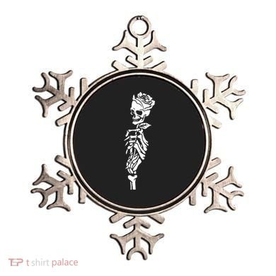 Skull Rose Ornament