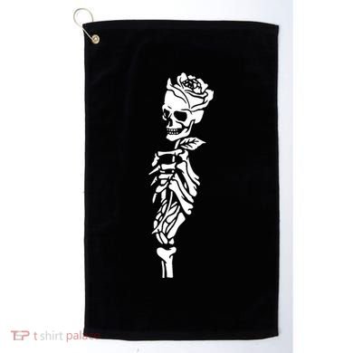 Skull Rose Golf Towel