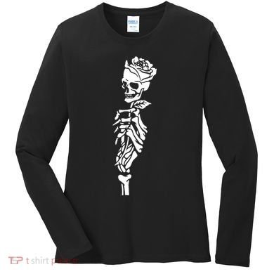 Skull Rose Women's Long Sleeve Shirt