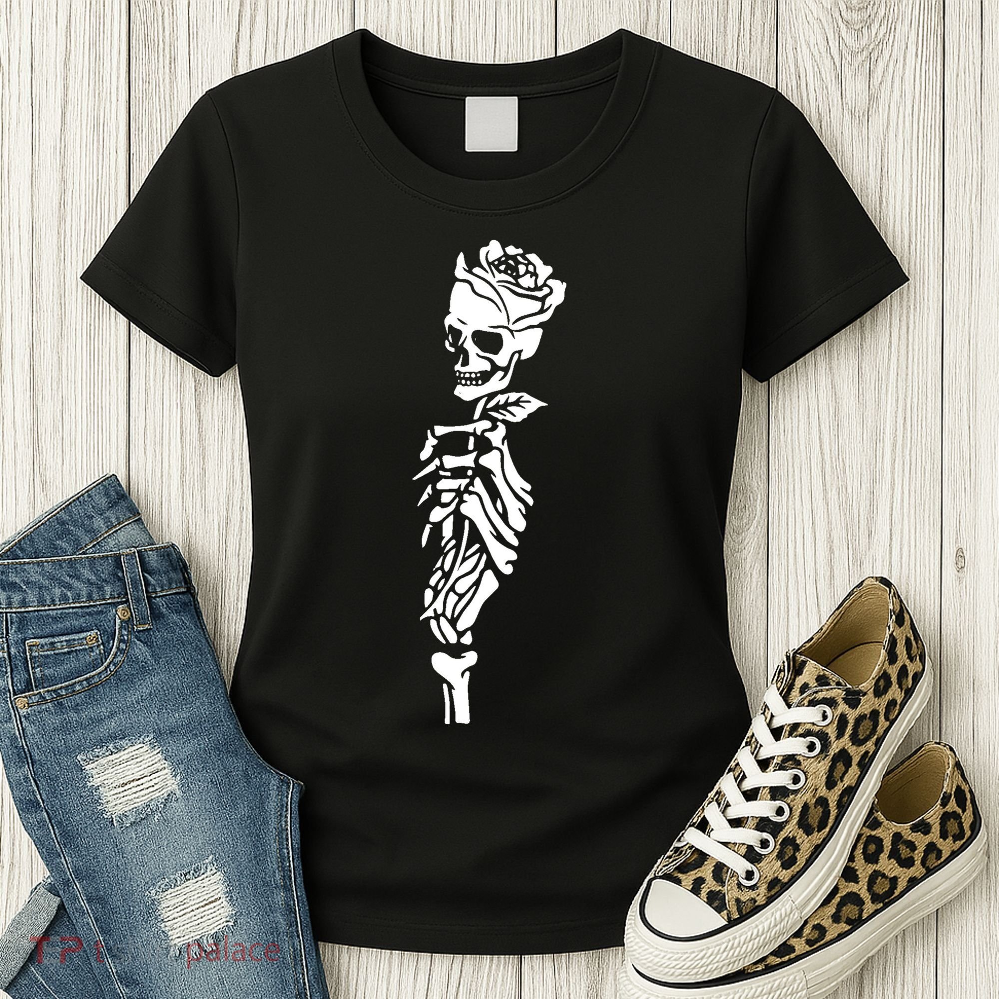 Skull Rose Women's T-Shirt