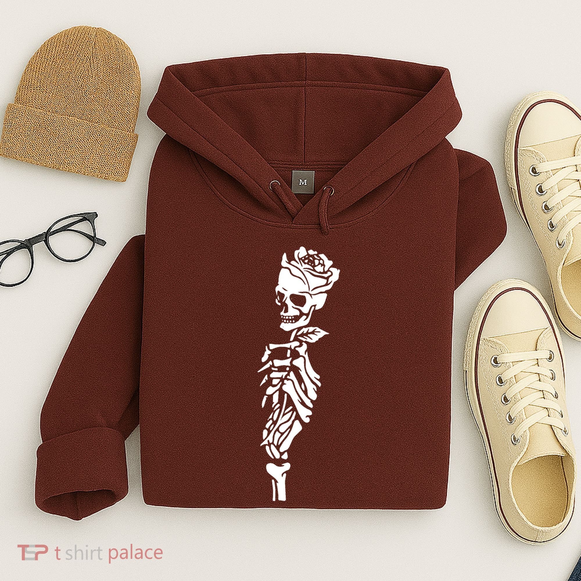 Skull Rose Hoodie
