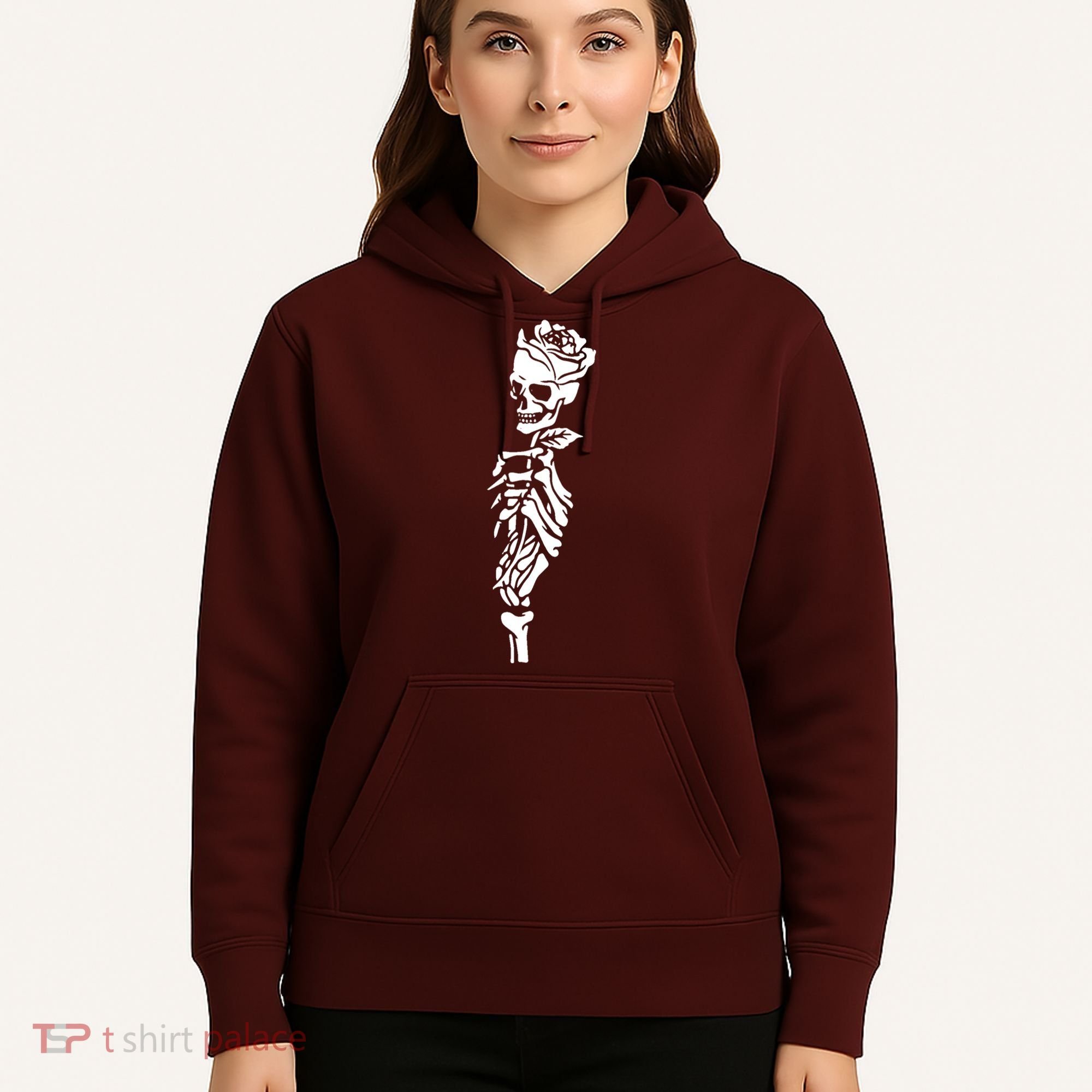 Skull Rose Hoodie