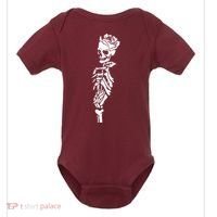 Skull Rose Baby Bodysuit thumb 0