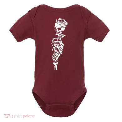 Skull Rose Baby Bodysuit