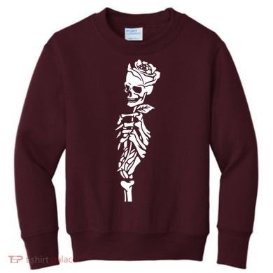 Skull Rose Kids Sweatshirt
