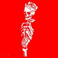 Skull Rose Santa Hat thumb 1
