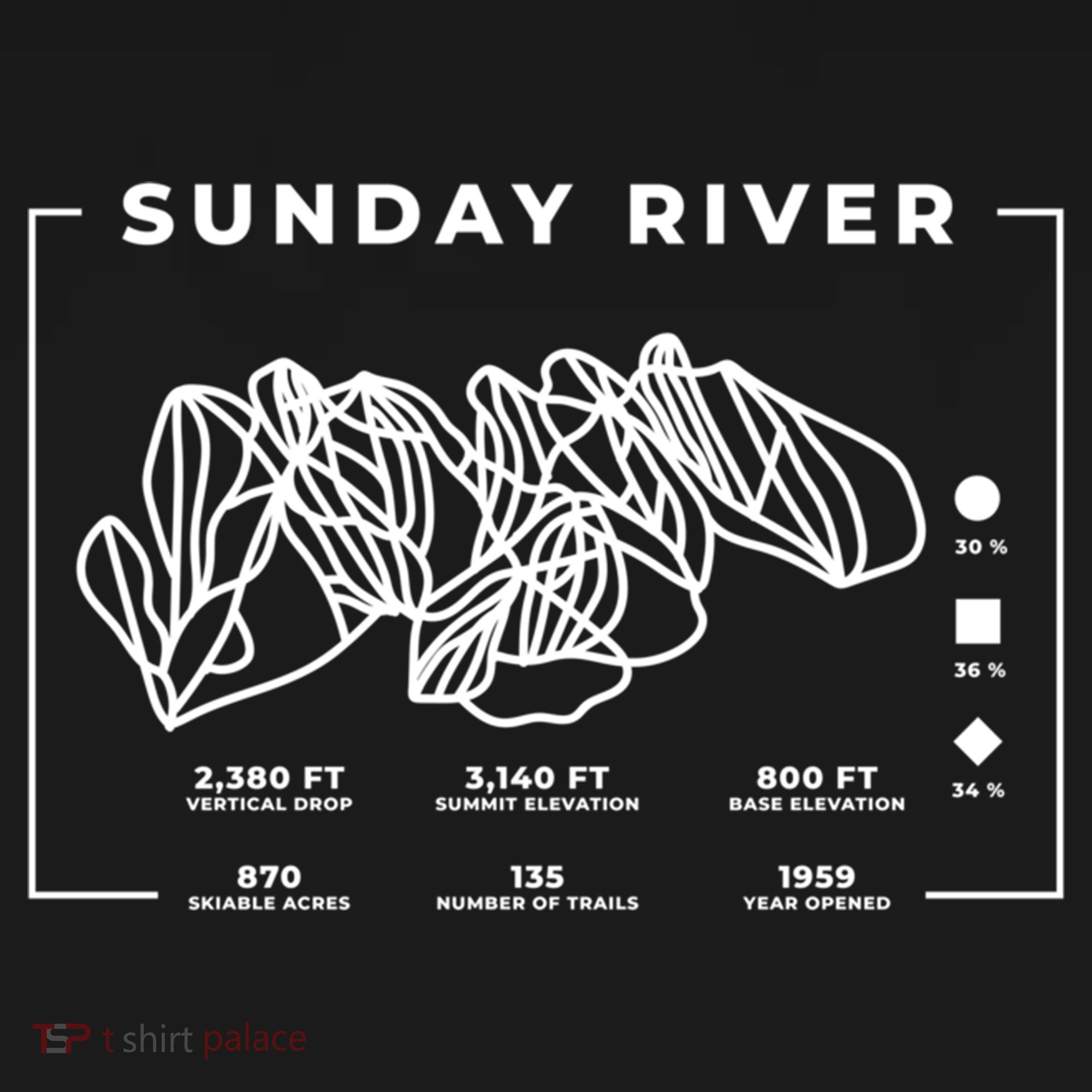 Sunday River Ski Trail Snowboard Skiing Maine Skier Gift Women's Hoodie