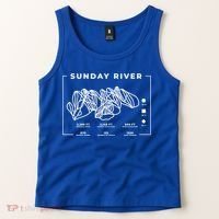 Sunday River Ski Trail Snowboard Skiing Maine Skier Gift Tank Top thumb 2