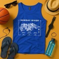 Sunday River Ski Trail Snowboard Skiing Maine Skier Gift Tank Top thumb 4