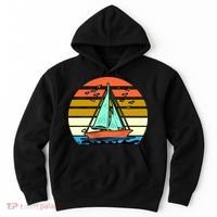 Sailing Retro Sail Boat Hoodie thumb 0