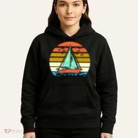 Sailing Retro Sail Boat Hoodie thumb 5