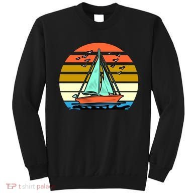 Sailing Retro Sail Boat Sweatshirt
